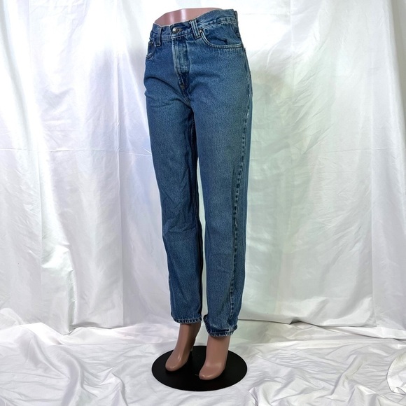 JEANS TRANSIT VINTAGE BLUE JEANS BOYFRIEND DESIGNED STRAIGHT LEGS 100% COTTON 34 - Picture 5 of 9